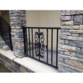 Garden Security No Welding Galvanized Steel Bronze-Coloured Tubular Ornamental Fence